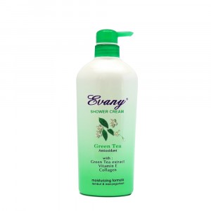 Evany Shower Cream Green Tea Antioxidant 700 ml